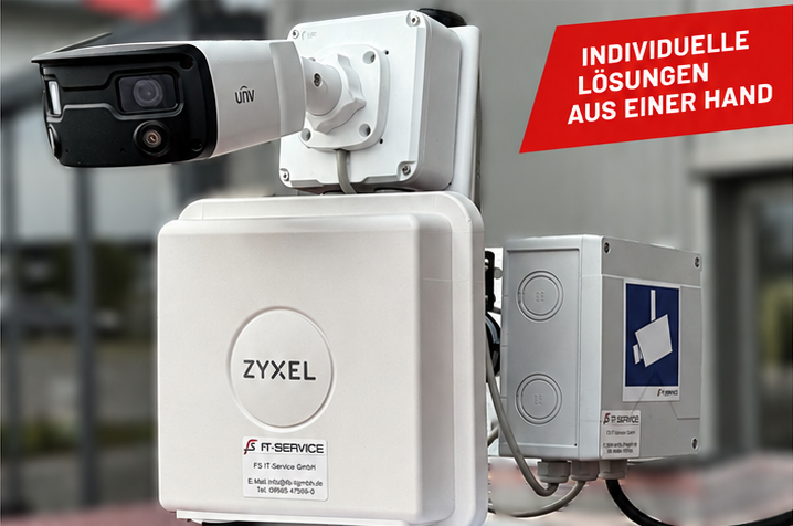 Kamera und Netzwerktechnik von FS IT-Service für die mobile Überwachung